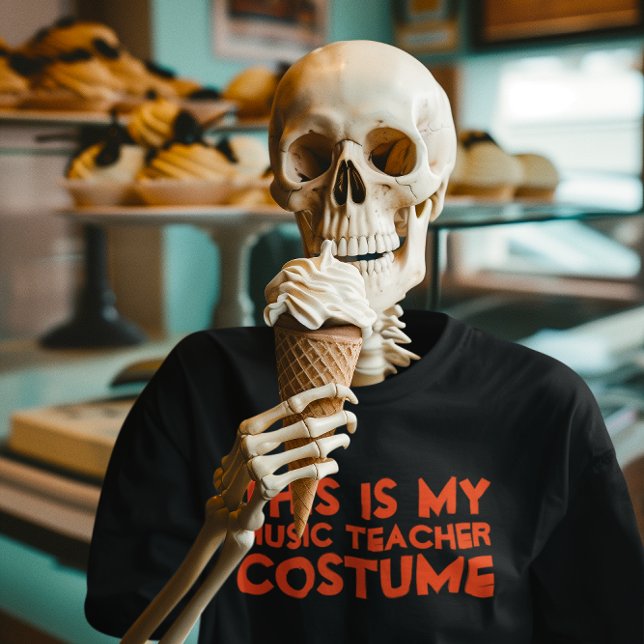 T-shirt C'Est Mon Costume De Professeur De Musique Chemise (This Is My Music Teacher Costume Shirt)