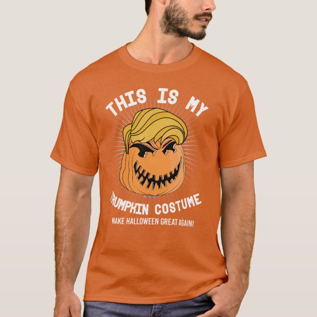 T-shirt C'est mon costume de Trumpkin - Rendre Halloween g (Devant)
