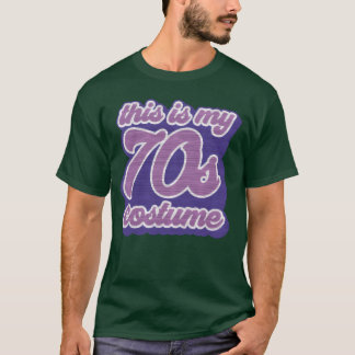 T-shirt C'est mon costume des années 70 Vintage Groovy Rét