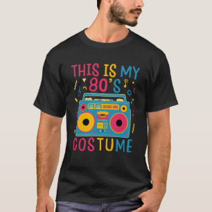 T-shirt C'est mon costume des années 80 1980 80s Party Vin