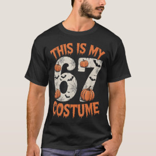 T-shirt C'est mon costume d'Halloween 67 