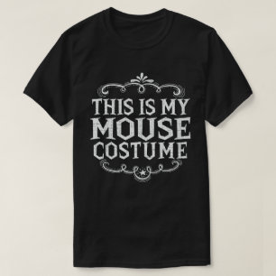 T-shirt C'Est Mon Costume D'Halloween Drôle Pour Ma Souris