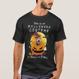 T-shirt C'est mon costume d'Halloween Je suis vraiment un 