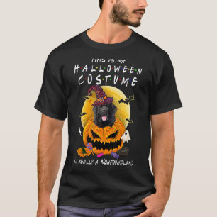 T-shirt C'est mon costume d'Halloween Je suis vraiment un 