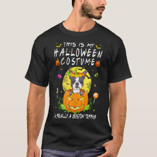 T-shirt C'est mon costume d'Halloween Je suis vraiment un