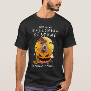 T-shirt C'est mon costume d'Halloween Je suis vraiment un 