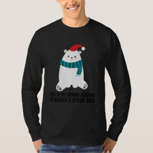 T-shirt C'est Mon Costume D'Humain Je Suis Réellement Un O