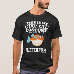 T-shirt C'est Mon Costume D'humain Je Suis Réellement Un P