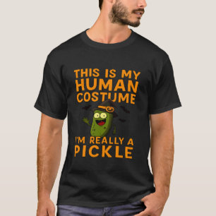 T-shirt C'est mon costume d'humain Je suis vraiment un cor