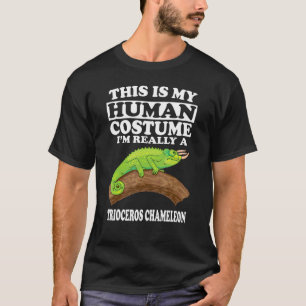 T-shirt C'est mon costume d'humain Je suis vraiment un Tri