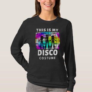 T-shirt C'Est Mon Costume Disco les années 70 80s Fête Vin