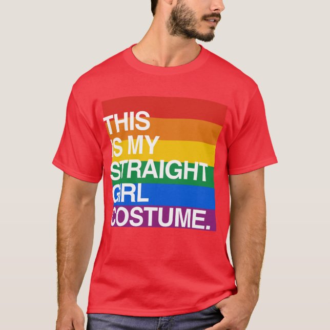 T-SHIRT C'EST MON COSTUME DROIT DE FILLE (Devant)
