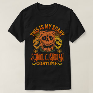 T-shirt C'Est Mon Costume Gardien D'École D'Effrayant