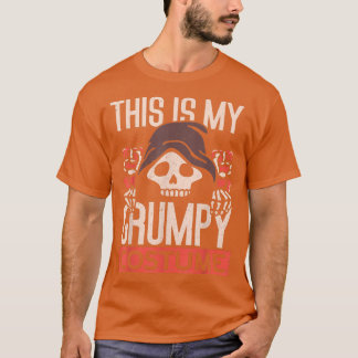T-shirt C'Est Mon Costume Grumpy Halloween Vêtement Drôle