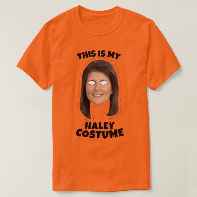 T-shirt C'est mon costume Haley (Design devant)
