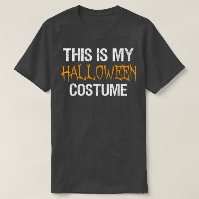 T-shirt C'Est Mon Costume Halloween Hommes Halloween Vinta (Design devant)