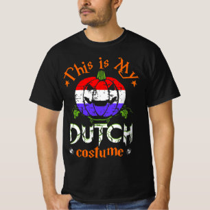 T-shirt C'Est Mon Costume Hollandais Halloween