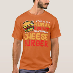 T-shirt C'Est Mon Costume Humain Je Suis En Fait Un Cheese