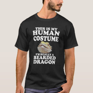 T-shirt C'est Mon Costume Humain Je Suis Réellement Un Bar