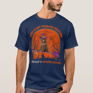 T-shirt C'est mon costume humain Je suis vraiment Terre-Ne