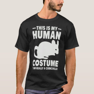 T-shirt C'est mon costume humain Je suis vraiment un Chinc