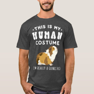 T-shirt C'est mon costume humain Je suis vraiment un cocho