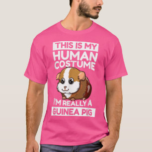 T-shirt C'est mon costume humain Je suis vraiment un cocho