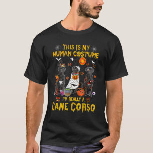 T-shirt C'est mon costume humain Je suis vraiment un corso