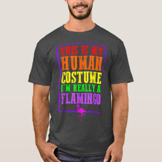 T-shirt C'est mon costume humain Je suis vraiment un Hal F