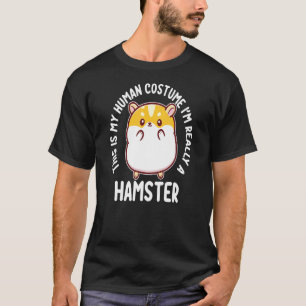 T-shirt C'Est Mon Costume Humain Je Suis Vraiment Un Hallo