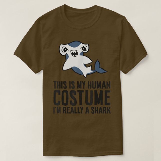 T-shirt C'est mon costume humain Je suis vraiment un marte (Design devant)