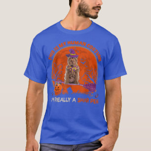 T-shirt C'est mon costume humain Je suis vraiment un Shar 