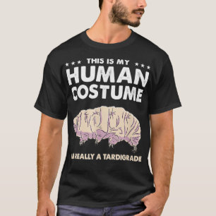 T-shirt C'Est Mon Costume Humain Je Suis Vraiment Un Tardi