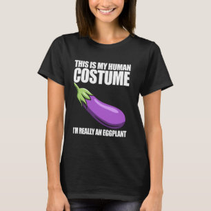 T-shirt C'est mon costume humain, je suis vraiment une aub