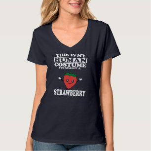 T-shirt C'est mon costume humain Je suis vraiment une frai