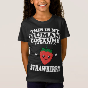 T-Shirt C'est mon costume humain Je suis vraiment une frai