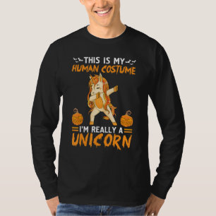 T-shirt C'est mon costume humain Je suis vraiment une lico