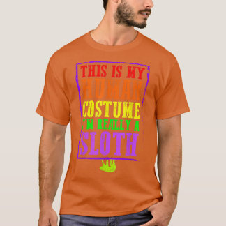 T-shirt C'est mon costume humain Je suis Vraiment une lott