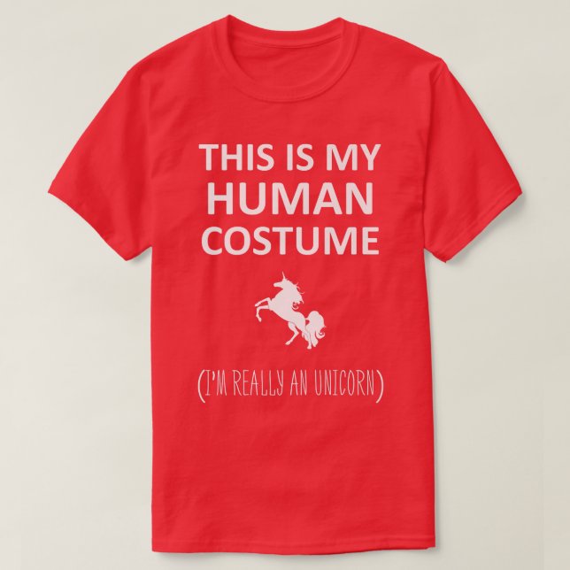 T-shirt C'est mon costume humain Je suis vraiment une sall (Design devant)