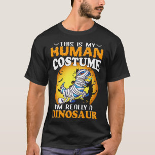 T-shirt C'Est Mon Costume Humain Je Suis Vraiment Une Sall