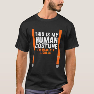 T-shirt C'est mon costume humain Je suis vraiment une sall