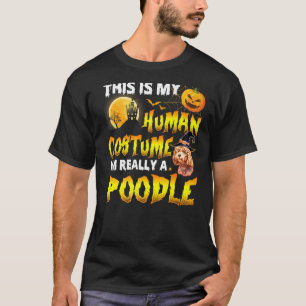 T-shirt C'est mon costume humain Je suis vraiment une sorc