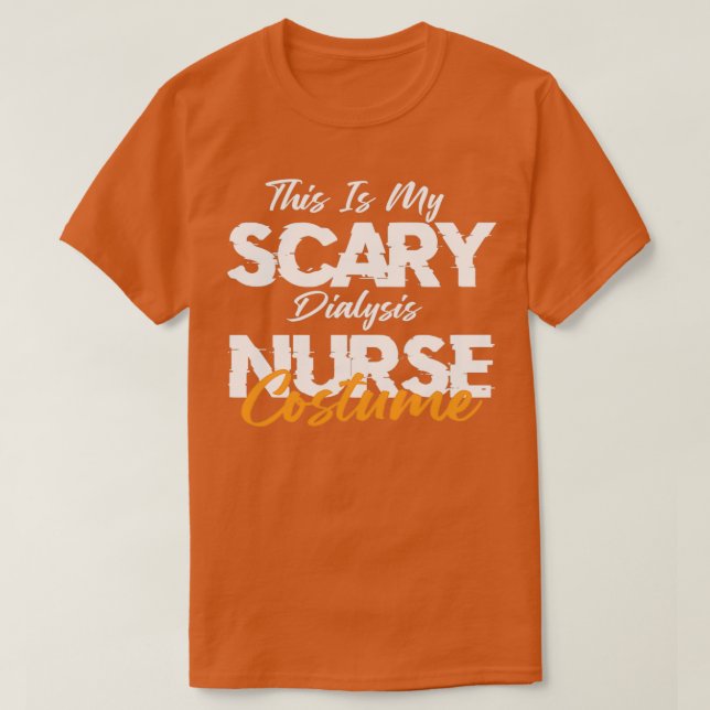 T-shirt C'Est Mon Costume Infirmière De Dialyse D'Infirmiè (Design devant)