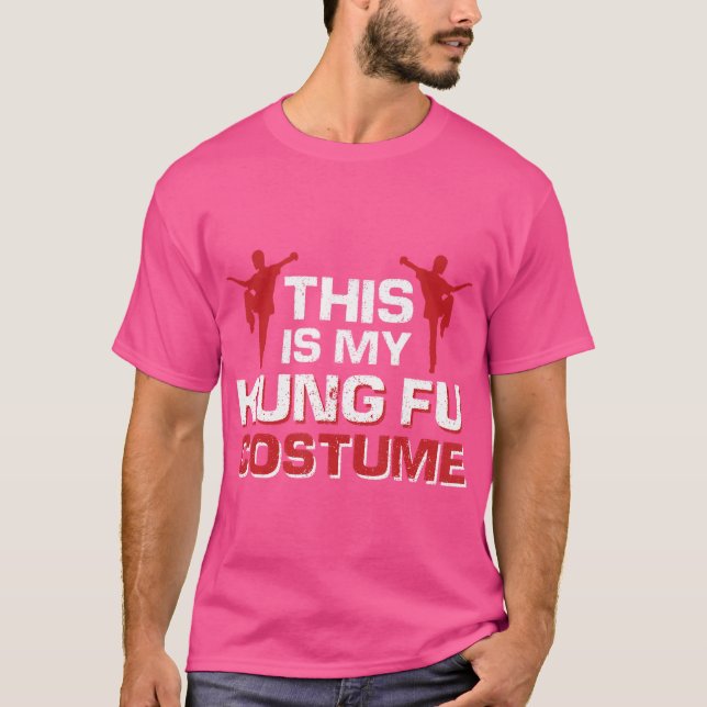 T-shirt C'Est Mon Costume Kung Fu (Devant)