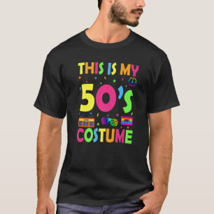 T-shirt C'est mon costume les années 50 50's Party 1950 Ha