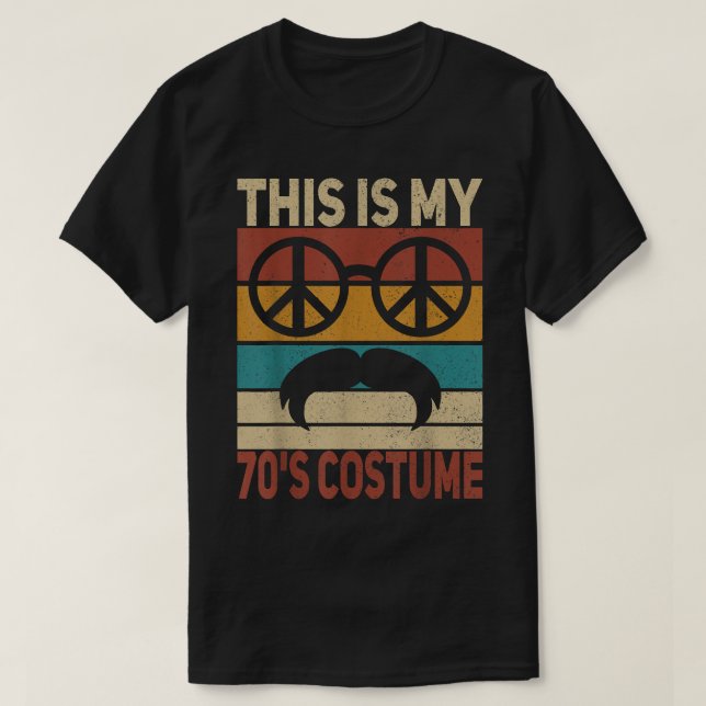 T-shirt C'est mon costume les années 70 70 Styles Homme 70 (Design devant)