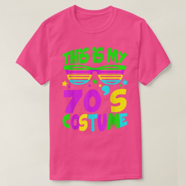 T-shirt C'est mon costume les années 70 80's 90's Party Ha (Design devant)