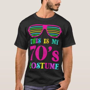 T-shirt C'est mon costume les années 70 drôle Halloween 19