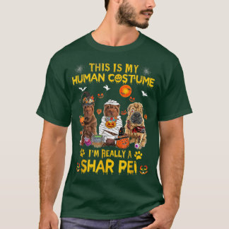 T-shirt C'Est Mon Costume Mignonne J'Aime Vraiment Shar Pe