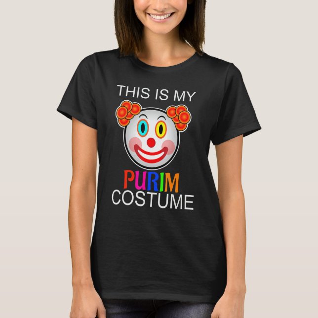 T-shirt C'est mon costume Purim drôle (Devant)